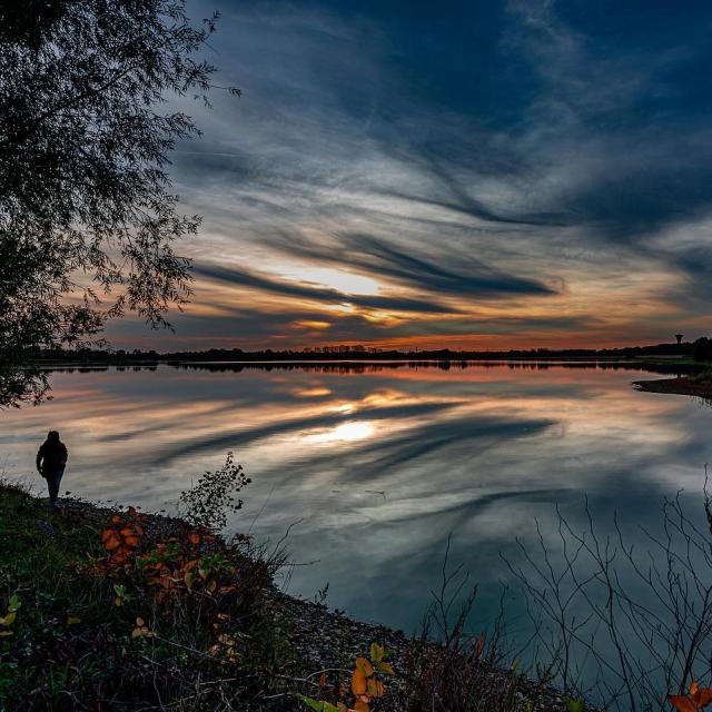 Crépuscule en Dombes