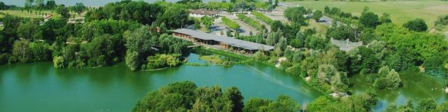 Vue du ciel - Parc des Oiseaux et réserve départementale