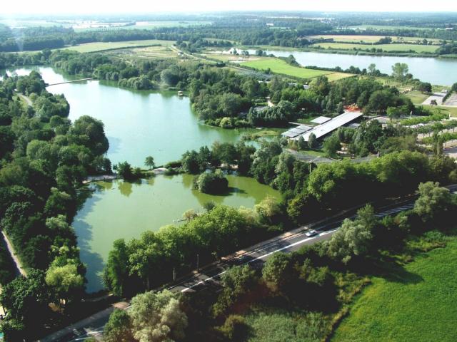 Vue du ciel - Parc des Oiseaux et réserve départementale