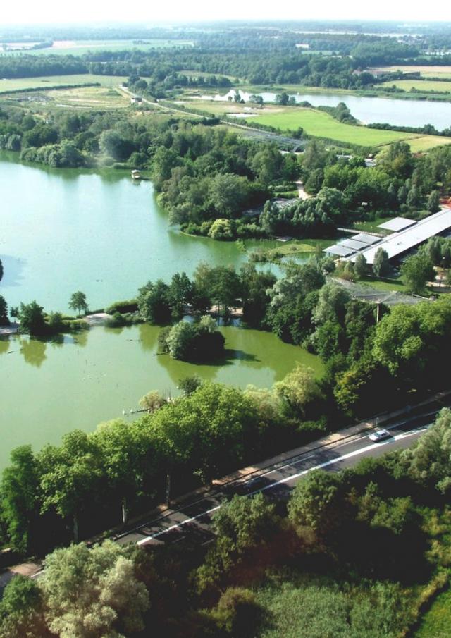 Vue du ciel - Parc des Oiseaux et réserve départementale