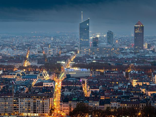 Vue sur la ville de Lyon