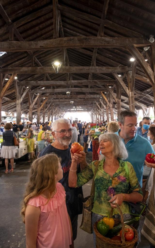 Marche de Chatillon-sur-Chalaronne, Ain.