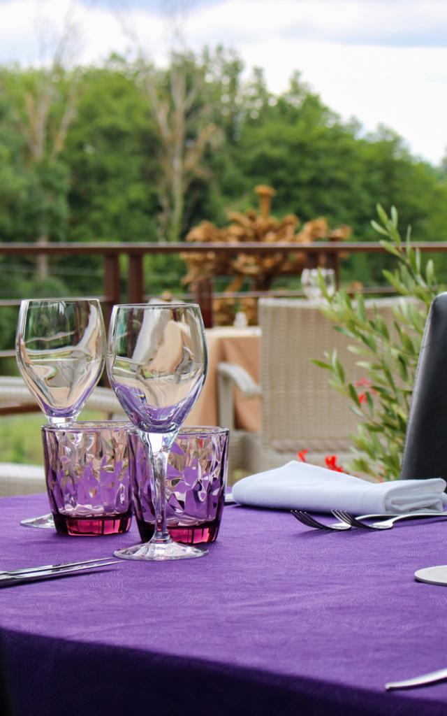 Restaurant à Châtillon sur Chalaronne Auberge de Montessuy Terrasse