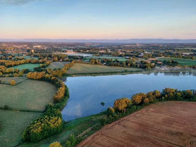 La Dombes en montgolfière