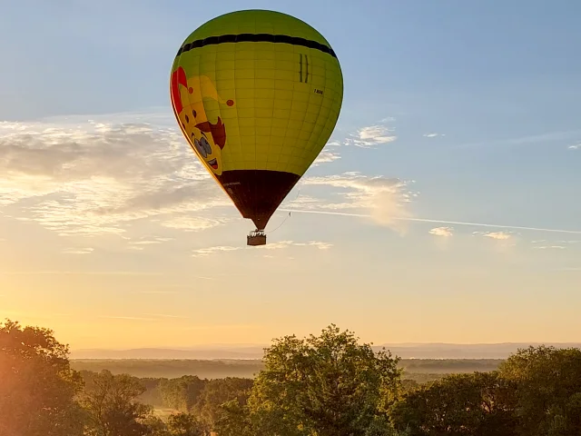 Décollage montgolfière